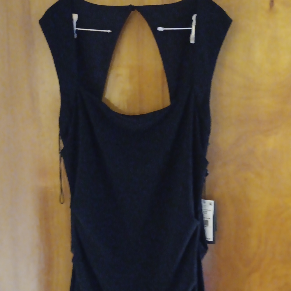Adrianna Papell Black Sleeveless Evening Gown Size 6 NWT - Picture 2 of 8